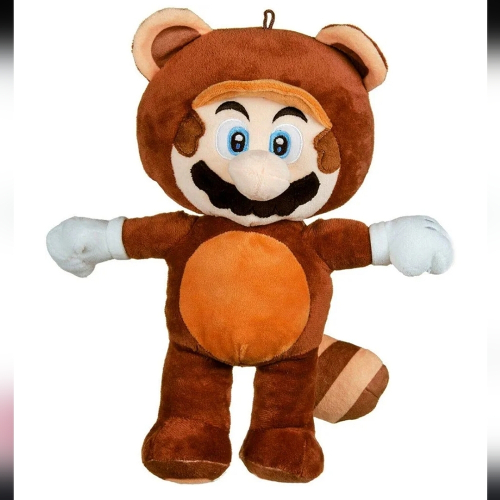 Nintendo Super Mario Bros. 12 Inch Collectible Plush -Tanooki Mario
